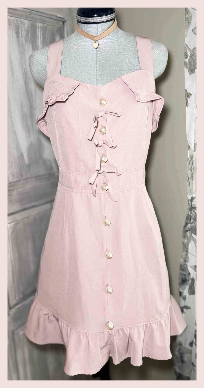 Liz Lisa Corset Jumper Skirt Dress Pink JSK Jfashion Gyaru Himekaji Coquette